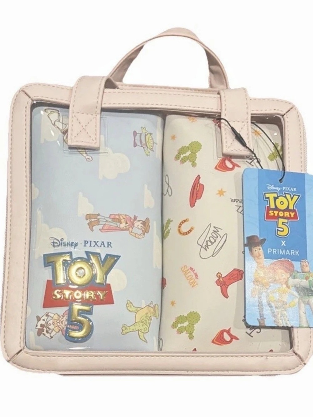 Primark x Disney Toy Story 5 Travel/Make Up Bag 3 Piece Set New